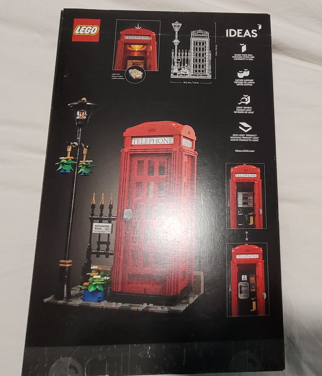 New sealed lego Telephone booth