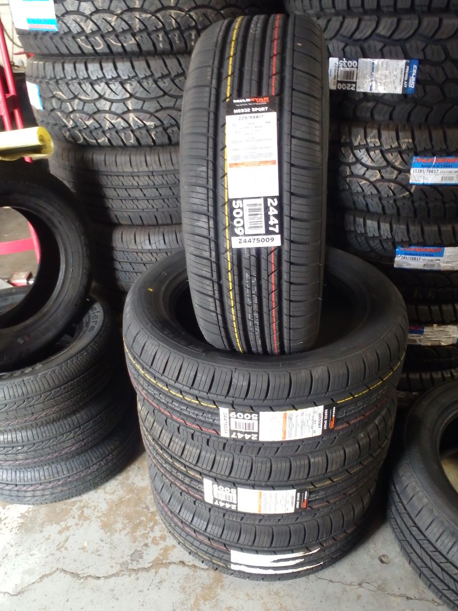 225/55R17 MILESTAR MS932 SPORT SET OF BRAND NEW TIRES
