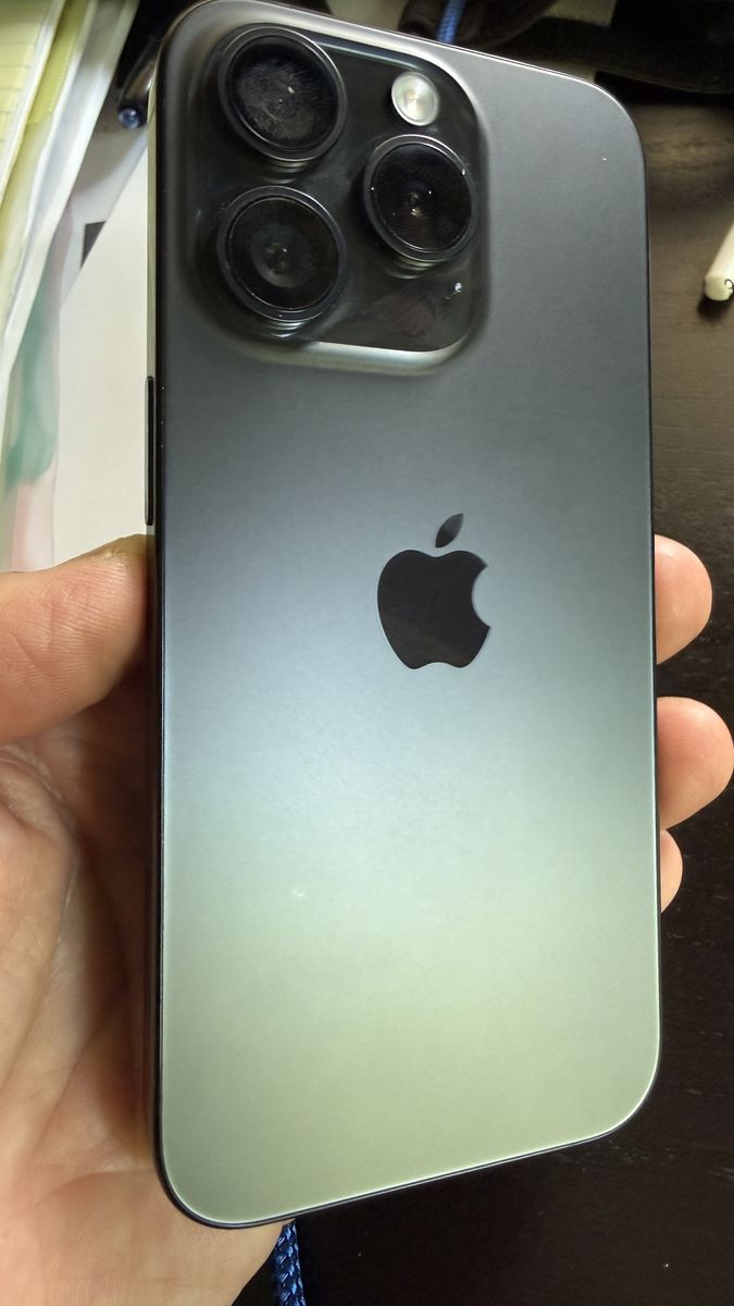 Apple iPhone 15 Pro 128GB Black Titanium unlocked, like new condition