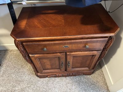 Solid wood nightstand set (price is for both nightstands)