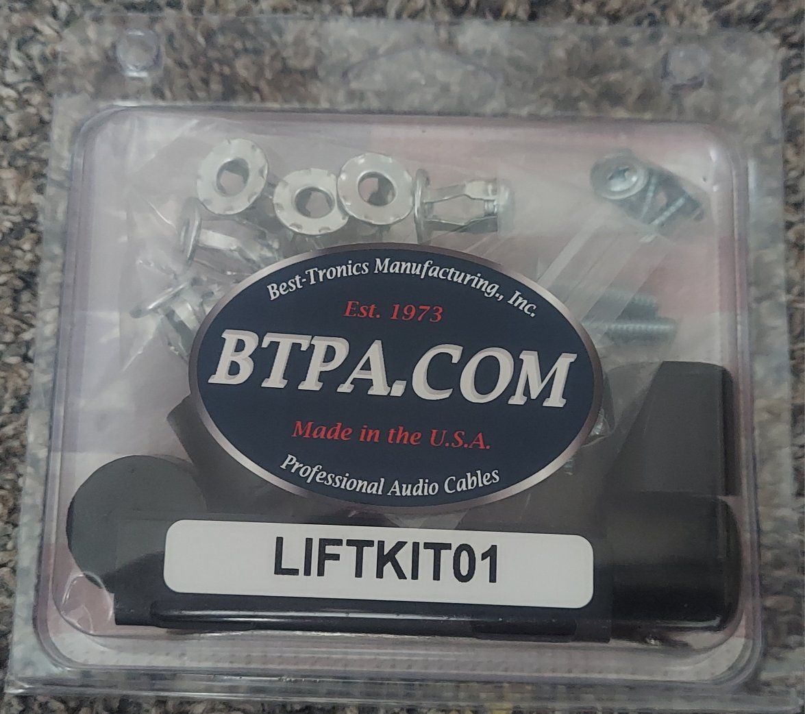 Best-Tronics Pro Audio Pedaltrain Higher Feet Modification Kit