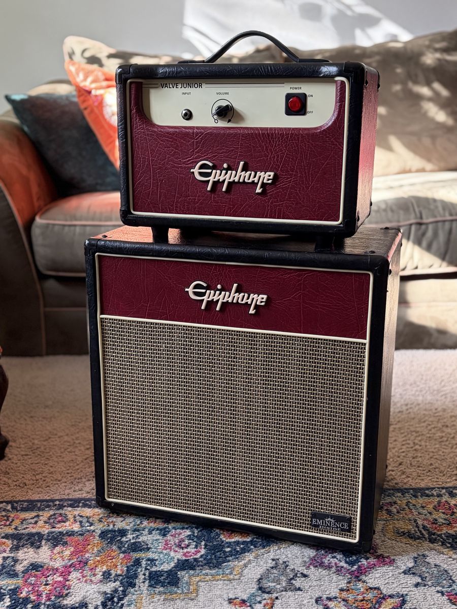 Tube Amp head and cab Epiphone jr cabinet valve Junior