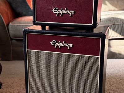 Tube Amp head and cab Epiphone jr cabinet valve Junior
