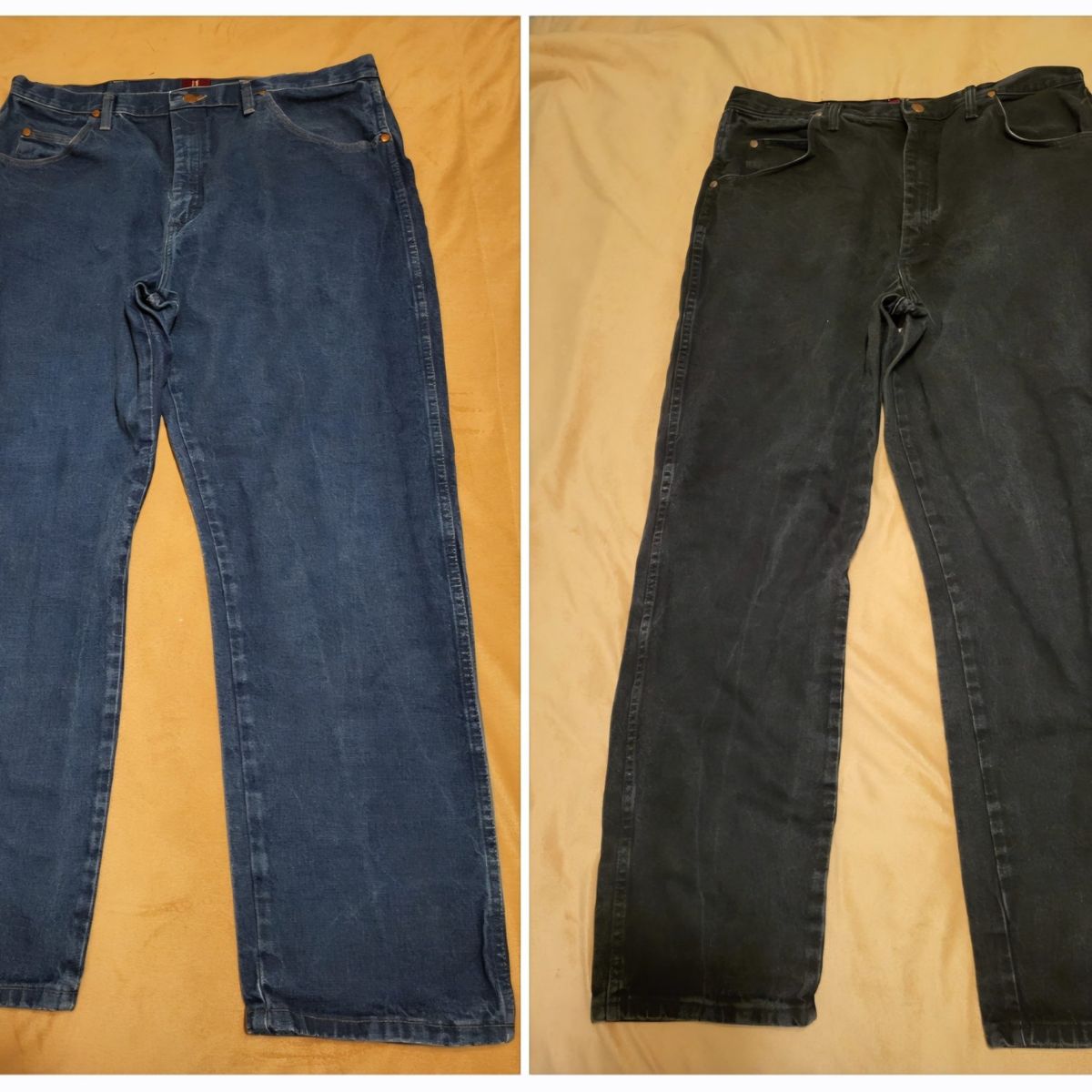 **2 PAIR NEW WRANGLER JEANS 38WX32L**