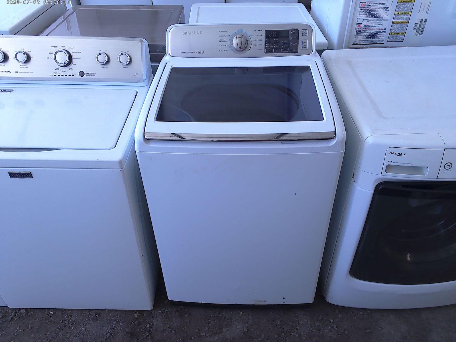 Samsung top oad washer