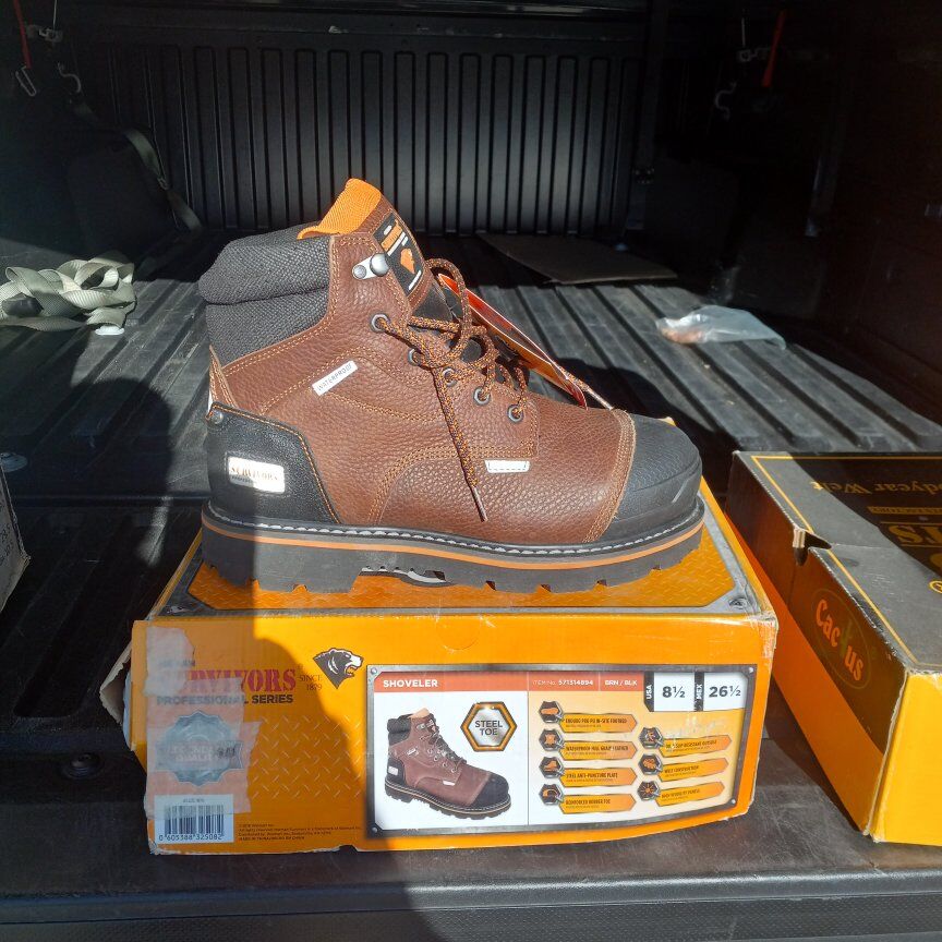working boots steel toe
