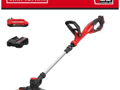 New CRAFTSMAN V20 20-volt max 13.0-in Straight Shaft Battery String Trimmer