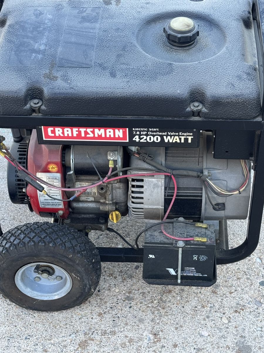 Craftsman 4200 watt generator