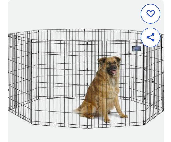 Corral animals dog rabbit pets 36” Exercise Pen with Step-Through Door
