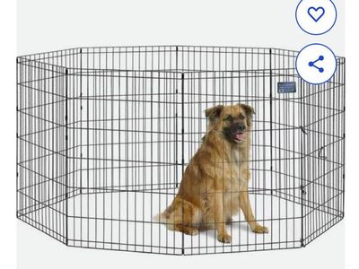 Corral animals dog rabbit pets 36” Exercise Pen with Step-Through Door