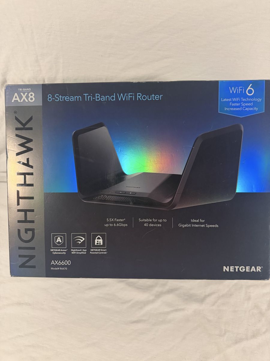 Nighthawk AX6600 wifi router