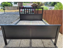 King Size Ikea Hemnes bed w slats GREAT condition