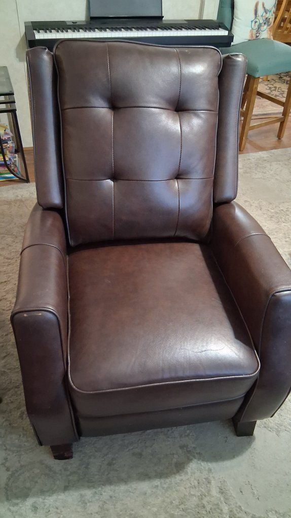 leather recliner