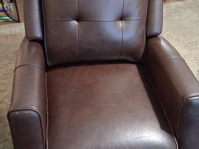 leather recliner