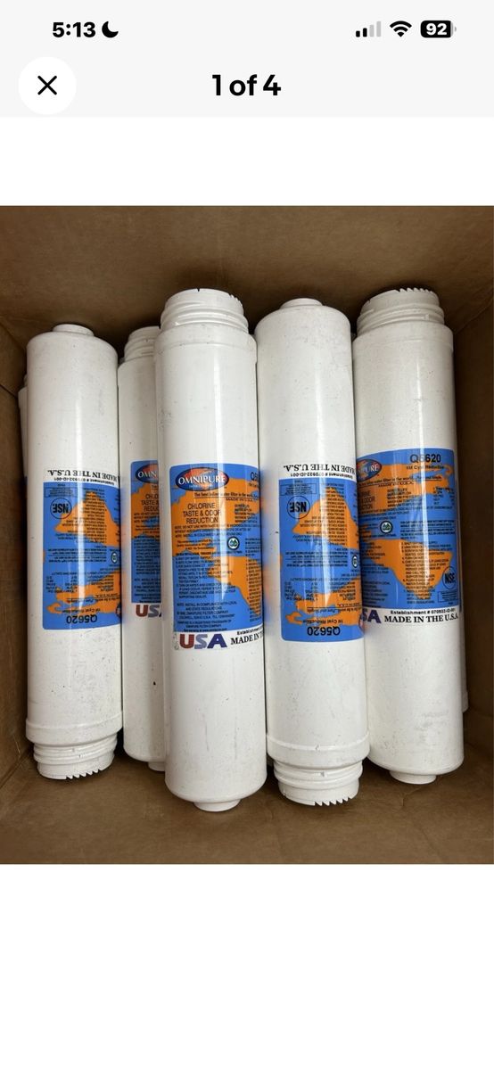 Lot Of 14 Omnipure Q5620 Water Reverse Osmosis Softener Filters RO Under Counter