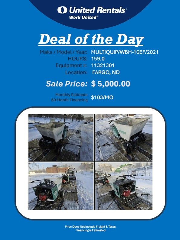 Concrete Buggy  WBH 16 Multiquip 2021