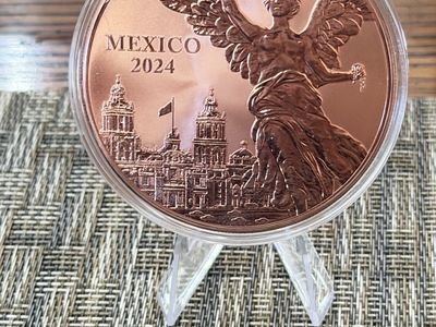 2024 5 oz. AVDP .999 Fine Copper Reverse Proof “LIBERTAD” Round IN CAPSULE