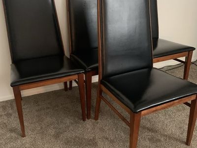 Vintage Set of 4 Dillingham Mid-Century Modern Dining Chairs