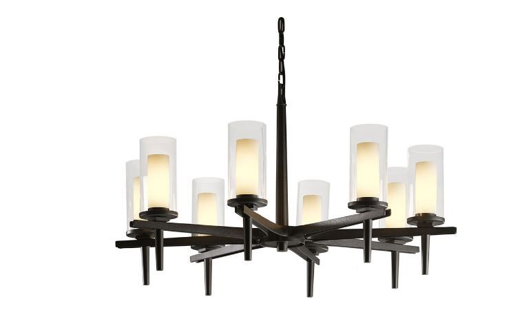 High end Hubbardton Forge Chandelier