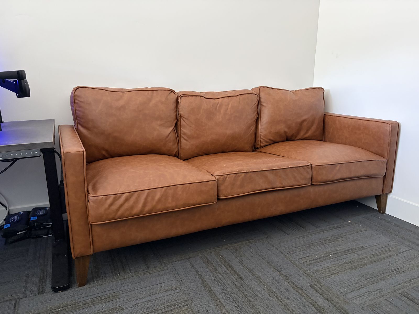 Leather sofa