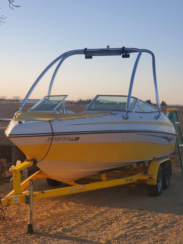 Bluewater vision w/Volvo Penta 5.0 GXI Marine Engine & SX-M 1.79 Transom Assembly Boat with Trailer