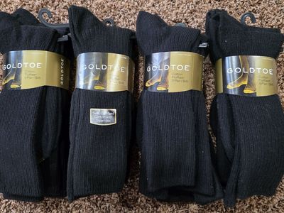 Goldtoe Cotton Fluffies Socks - 4 Packs