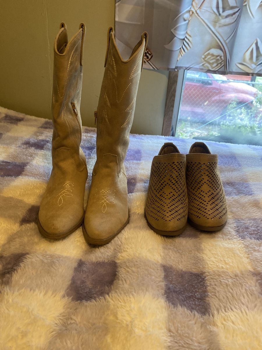 Boots   New  2 Pair # 7/ 6.5/  Taupe In Ogden