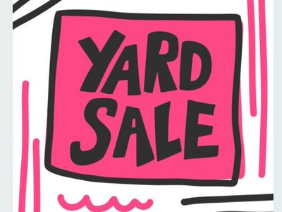Yard Sale, June 13, 8am-2pm Clinton