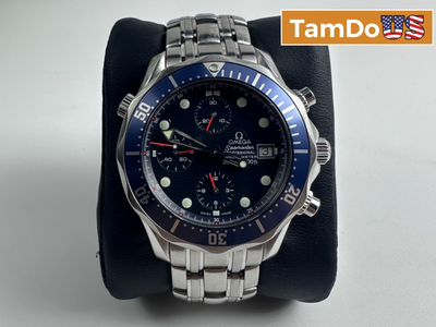 Omega Seamaster Diver 300M Chronograph Blue Dial 41.5mm Auto Watch 2225.80.00