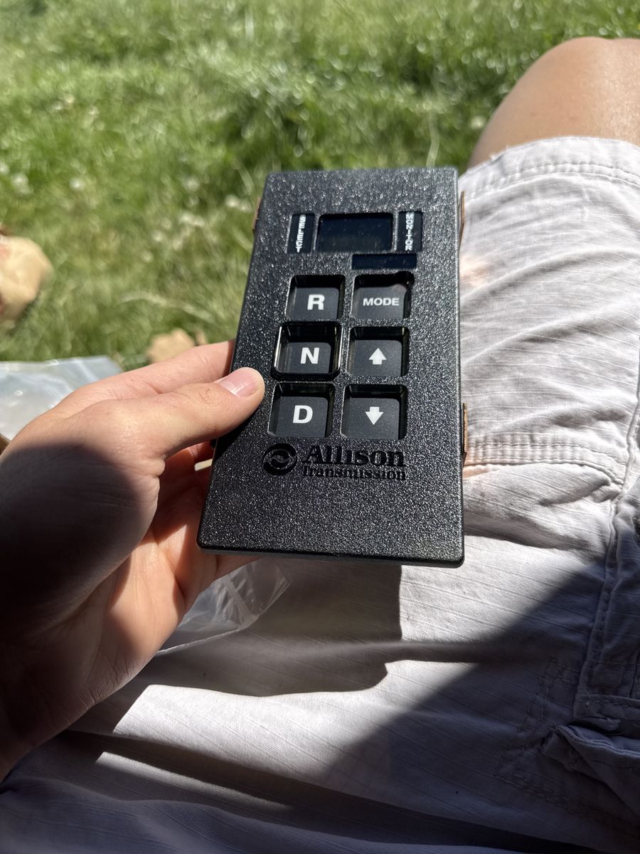 Allison push button transmission shifter