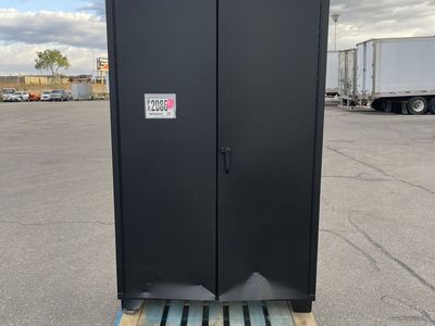JAMCO Storage Cabinet 78”x48”x24” Black DL248BL