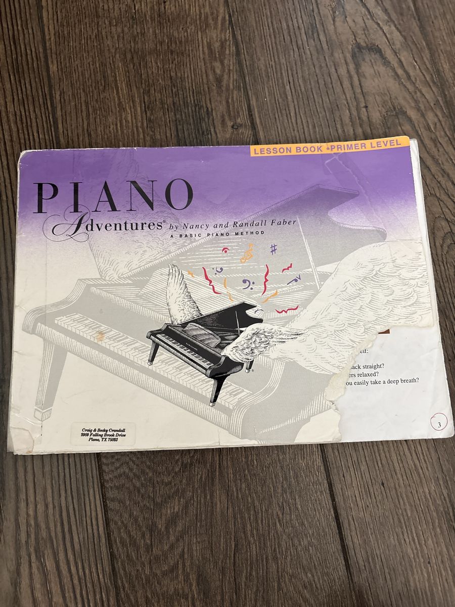 Piano Adventures Lesson Book: Primer Level by Faber - A Basic Piano Method