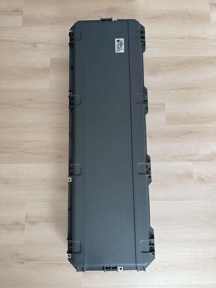 Hard Sided Double Long Gun Case w/ Wheels & TSA Locks - Made in USA