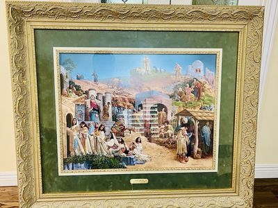 PARABLES LITHOGRAPH LIMITED EDITION PRINT BY JAMES CHRISTENSEN HIGH END FRAME