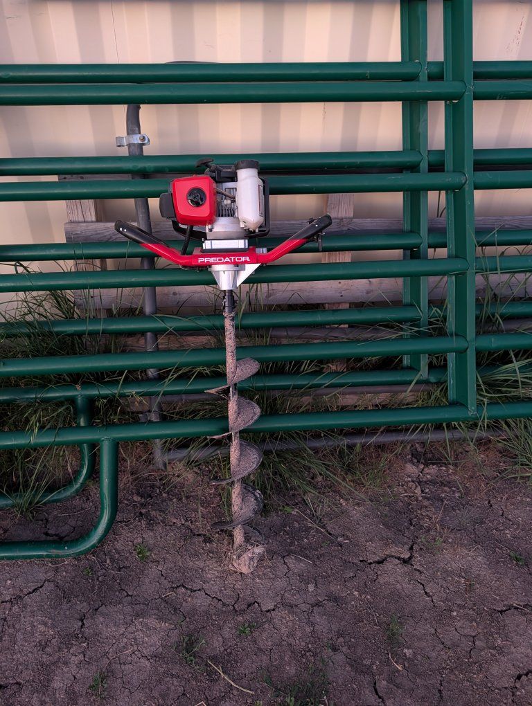 gas powered post hole