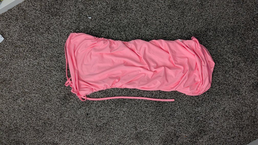 Pink Polyester  Dress - Size XS