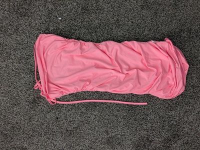 Pink Polyester Dress - Size XS