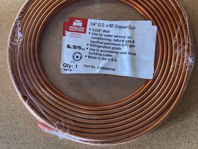 1/4 Copper Tubing