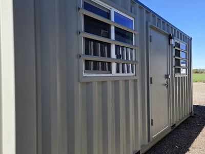 Unused Mobile Office- 20' storage container