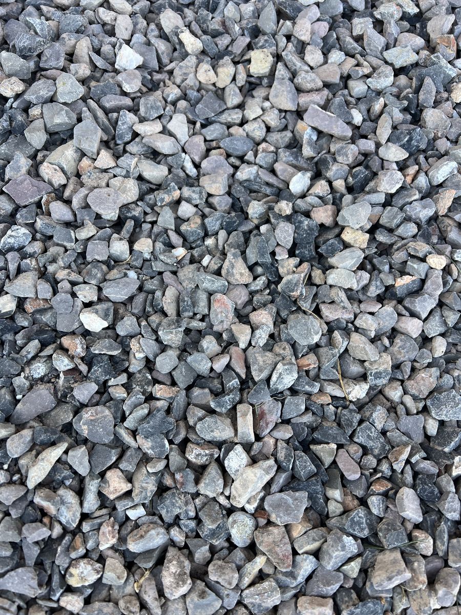 3/4” Minus Charcoal Gravel