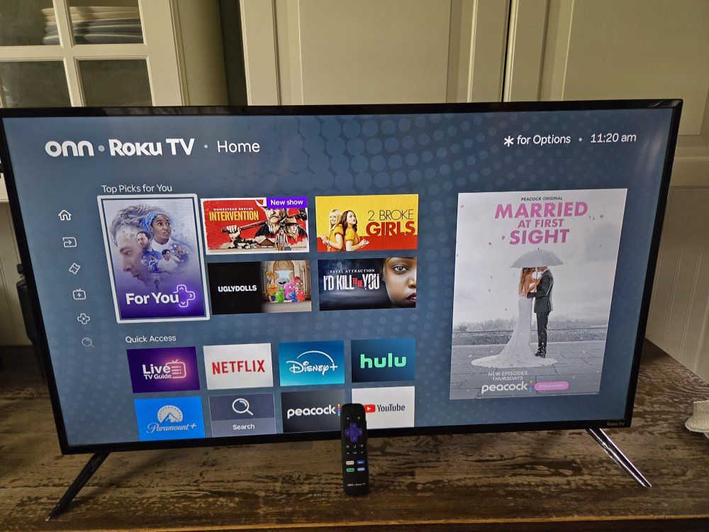 Onn 42 Class FHD LED Roku Smart TV