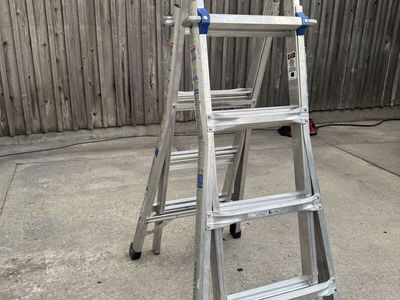 Professional Aluminum Multi-Position Ladder Werner – Contractor Grade