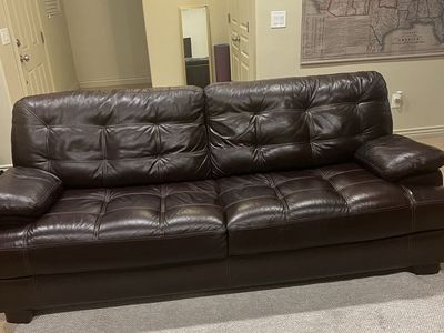 Leather couch
