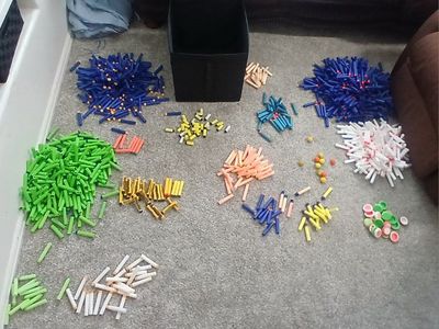 LOTS of nerf darts