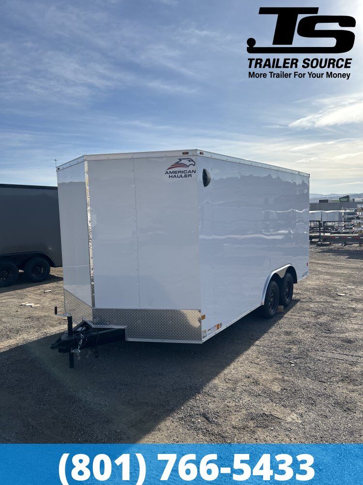8.5x16 American Hauler Arrow Deluxe Enclosed Cargo Trailer - 7'0" Interior - 7K GVWR - Dovetail