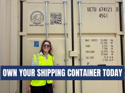 40' Shipping Container – Farm Equipment Storage – In Stock