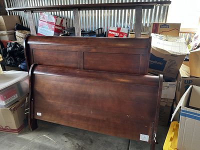 Wood Bed Frame - Queen Size