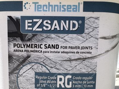 Techniseal EZsand Polymeric Sand for Paver Joints - Gray 40 lb —14 containers
