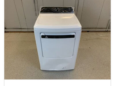 New Frigidaire 7 cu.ft. vented Top Load Electric Dryer - White (MSRP: $854.10)