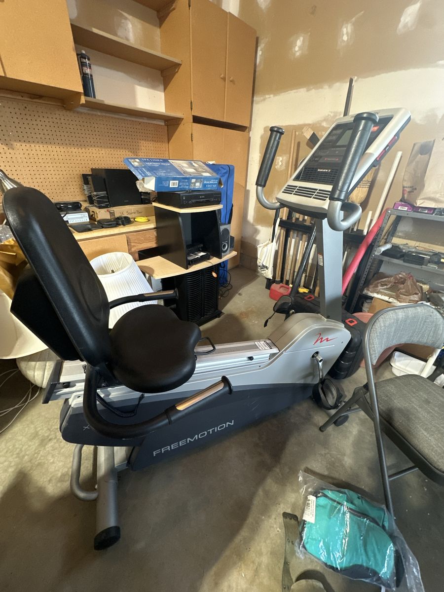 Stationary recumbent bike